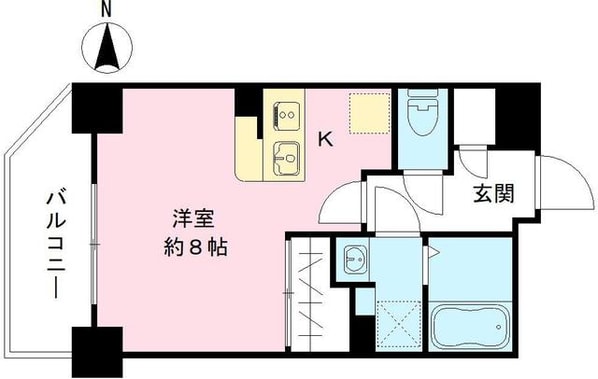 THE　GARNET　SUITE　RESIDENCE西七条の物件間取画像